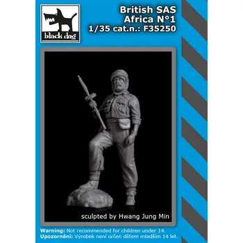 Plastikový model Blackdog 1/35 British SAS Africa N°1