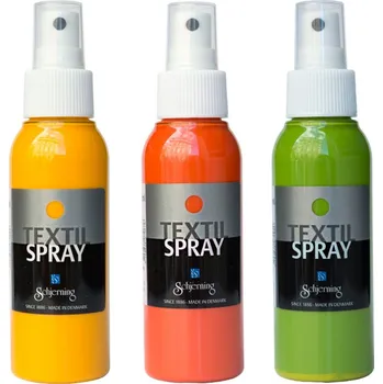 Speciální výtvarná barva Barva na světlý textil ve spreji (100ml), Červená