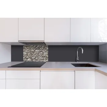 Obklad DIMEX | Dibond za kuchyňskou linku DBW-06040-255 | 60 x 40 cm | Stará kamenná zeď + Dibond deska za kuchyňskou linku DIMEX v rozměru 60 x 40 cm, motiv Stará kamenná zeď