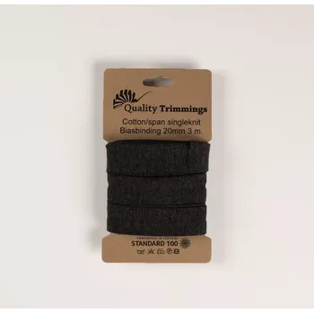 Šikmý proužek ÚPLET DG melange 671 (E) (Úpletový šikmý proužek na lemování)