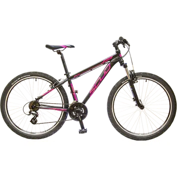 Horské kolo SCUD ALBA 26" ALTUS 3x7 V-brake 2024 camou černo růžový 17"