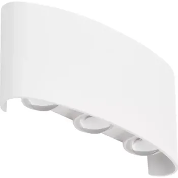 Nástěnné svítidlo LED vnější nástěnné osvětlení Ginna 3 bílé