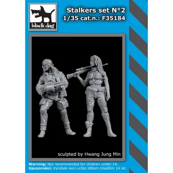Plastikový model Blackdog 1/35 Stalkers set No.2 (2 fig.)