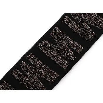 Pruženka měkká na lemy oděvů šíře 50 mm, barva 1 béžová tmavá