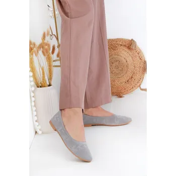 Dámské baleríny Seastar Dámské šedé baleríny ZA31P.G Velikost: 36