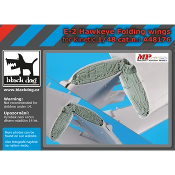 Plastikový model Blackdog 1/48 E-2 Hawkeye folding wings (KIN)