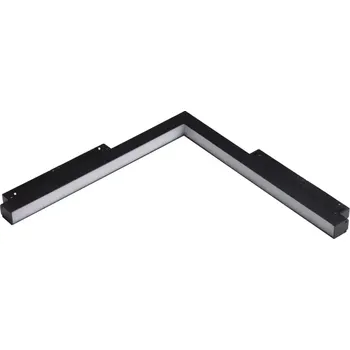 LED svítidlo do lišty Alfa Saga Track Magnetic Corner B 24W 3000K černá