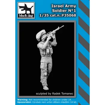 Plastikový model Blackdog 1/35 Israel army soldier No.1 (1 fig.)