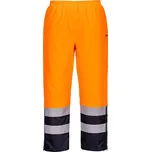 PORTWEST HI-VIS S598 / Reflexní nepromokavé kalhoty - HV oranžová/námořní modrá XXL