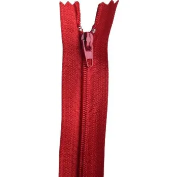 Zip Spirálový zip v červené barvě 18cm I-3C0-18-148