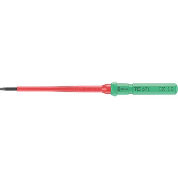 Šroubovák Wera Kraftform Kompakt VDE 67 i TX 10 x 157 mm TIE pro elektrotechniky TORX výměnné bity s rukojetí TX 10