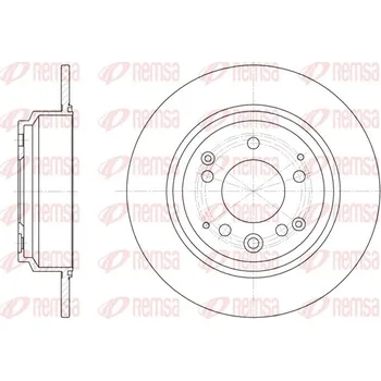 Brzdový kotouč Brzdový kotouč REMSA 6922.00