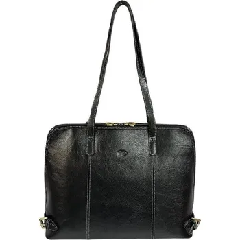 Kabelka KATANA větší kožená kabelka černá 82574-01