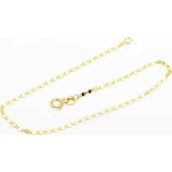 Náramek Dámský zlatý náramek Valentina 18 cm ZLNA1238F + dárek zdarma