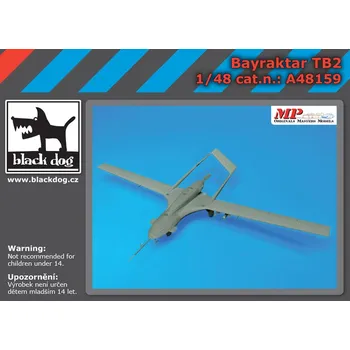 Plastikový model Blackdog 1/48 Bayraktar TB2