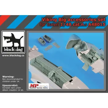 Plastikový model Blackdog 1/48 Viking Big accessories set (ITAL)