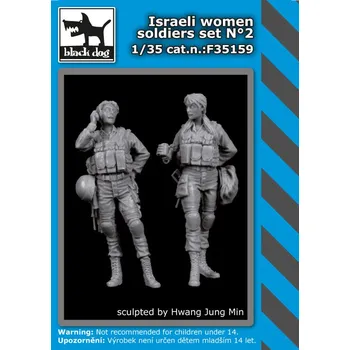 Plastikový model Blackdog 1/35 Israeli women soldiers set No.2 (2 fig.)