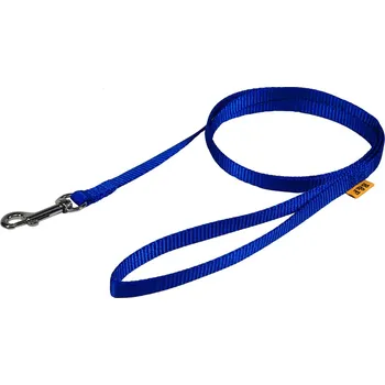 Vodítko pro psa BAFPET Popruhová vodítka JEDNOBAREVNÁ Barva: Modrá, Rozměr: 10mm x 120cm 18202J