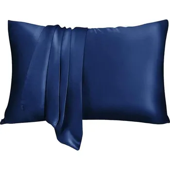 Povlak na dekorativní polštářek Hedvábný povlak na polštář 70x90 cm, HEDVÁBNÝ SVĚT Barva hedvábí: tmavě modrá