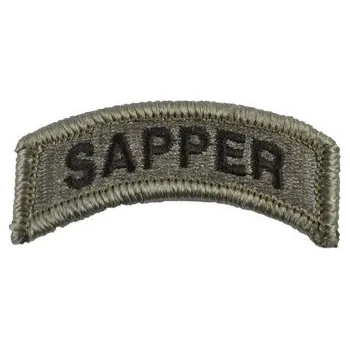 MILITARY RANGE Nášivka oblouček SAPPER Tab VELCRO - FOLIAGE