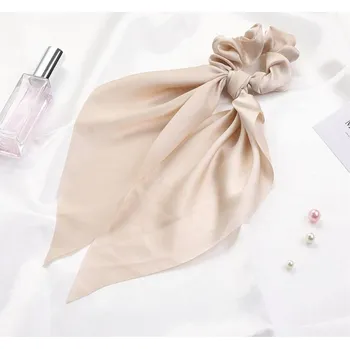 SatinBow saténová mašle do vlasů - zlatá