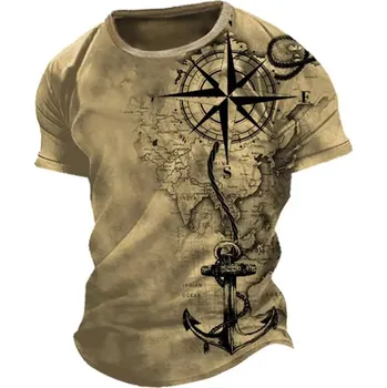 Pánské tričko Pánské tričko s námořnickými motivy Velikost: XL, Barva (Varianta): C01-YY13550