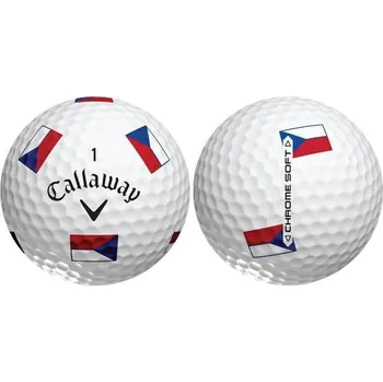 Golfový míček Callaway Chrome Soft Truvis Czech golfové míčky, Limited Edition