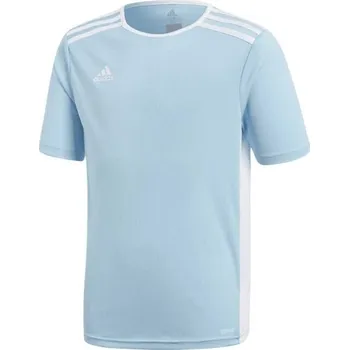 Míčový sport Chlapecký fotbalový dres adidas ENTRADA 18 JERSEY 128 Světle modrá, Bílá