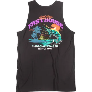 Pánské tílko Fasthouse Panama Tank Black Velikost: S