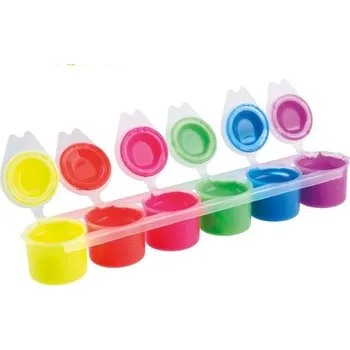 Výtvarná barva Madrid Papel Import S.L. Temperové barvy sada 6x15ml - neonové