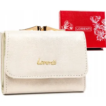 Peněženka Malá dámská peněženka se sponou a háčkem Barva: Zlatá