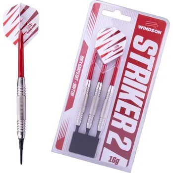 Set šipek s železnými barely a měkkými hroty Windson STRIKER 2 16 G IRON SET UNI Bílá