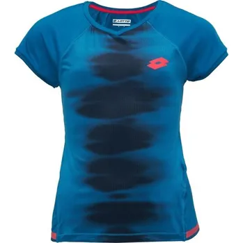 Dívčí oblečení Dívčí tenisové tričko Lotto TECH II D2 TEE L Modrá, Oranžová