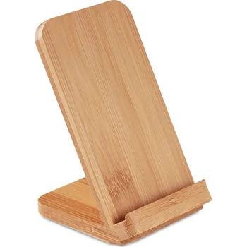 Bezdrátová nabíječka/stojánek Wirestand, dřevo