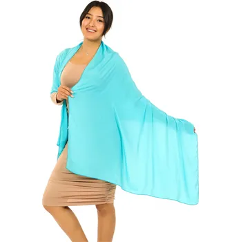 Šátek Himalife Maxi šátek Plain - tyrkysová