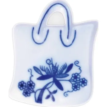Magnet Nákupní taška CIBULÁK, modrá, Český porcelán ▪ Kč 128 ️ - Luxurytable.cz Český porcelán