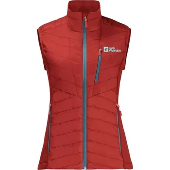 Dámská outdoorová vesta Jack Wolfskin ROUTEBURN PRO INS VEST W S Oranžová, Červená