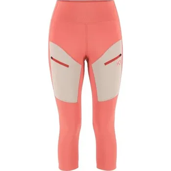 Dámské 3/4 legíny KARI TRAA ANE HIKING CAPRI L Oranžová, Béžová