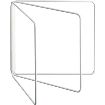 Příborník do zásuvky Bílý kovový skládací stojan na utěrky Yamazaki Tower