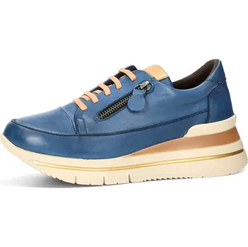 Dámské tenisky ETIMEĒ dámské kožené tenisky - modré