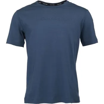 Pánské tričko Pánské tričko Calvin Klein ESSENTIALS PW S/S S Tmavě modrá