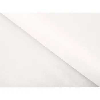 Sametová látka Velvet Premium SVP-024 Krémově bílá - šířka 145 cm