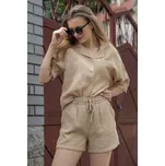 Only dámské kraťasy z mušelínu Thyra béžové Velikost: L