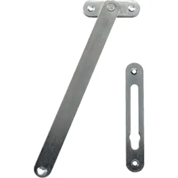 Nábytkové kování TS Rozpěra okenních křídel K 502, bílý zinek