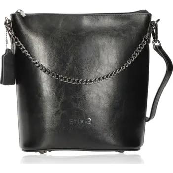 Kabelka ETIMEĒ dámská stylová kabelka - černá