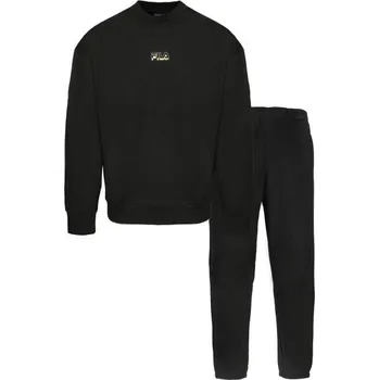 Dámské pyžamo Unisex pyžamo Fila IN BRUSHED COTTON FLEECE XS Černá, Mix