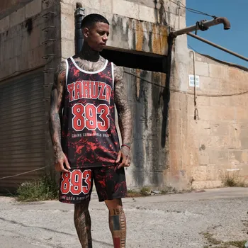 Pánské tílko Pánské tílko Yakuza Varsity Mesh 24065 black Velikost: 5XL