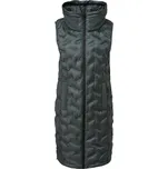 Dlouhá vesta s prošíváním s.Oliver RL OUTDOOR WAISTCOAT 38 Tmavě zelená
