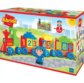 ostatní stavebnice Dětská stavebnice ABC vláček Maxi Abrick Écoiffier