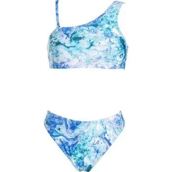 Dámské plavky Dámské dvoudílné plavky Axis LAMBADA 36 Modrá, Bílá